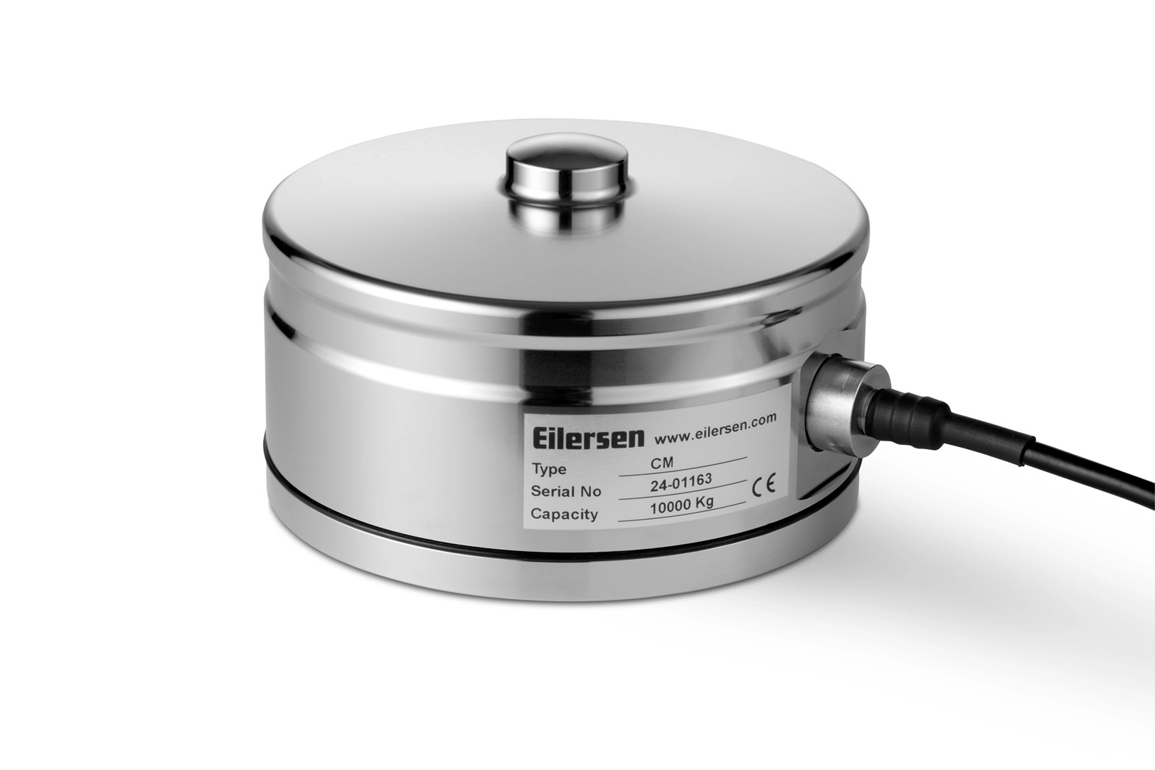Eilersen Electric CM 125 compression load cell with hygienic base plate