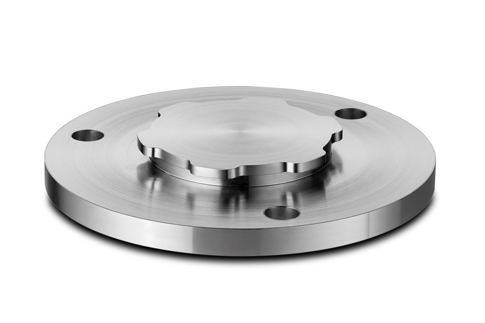 DLC base plate for capacitive load cell type DLC with integrated lift-protection