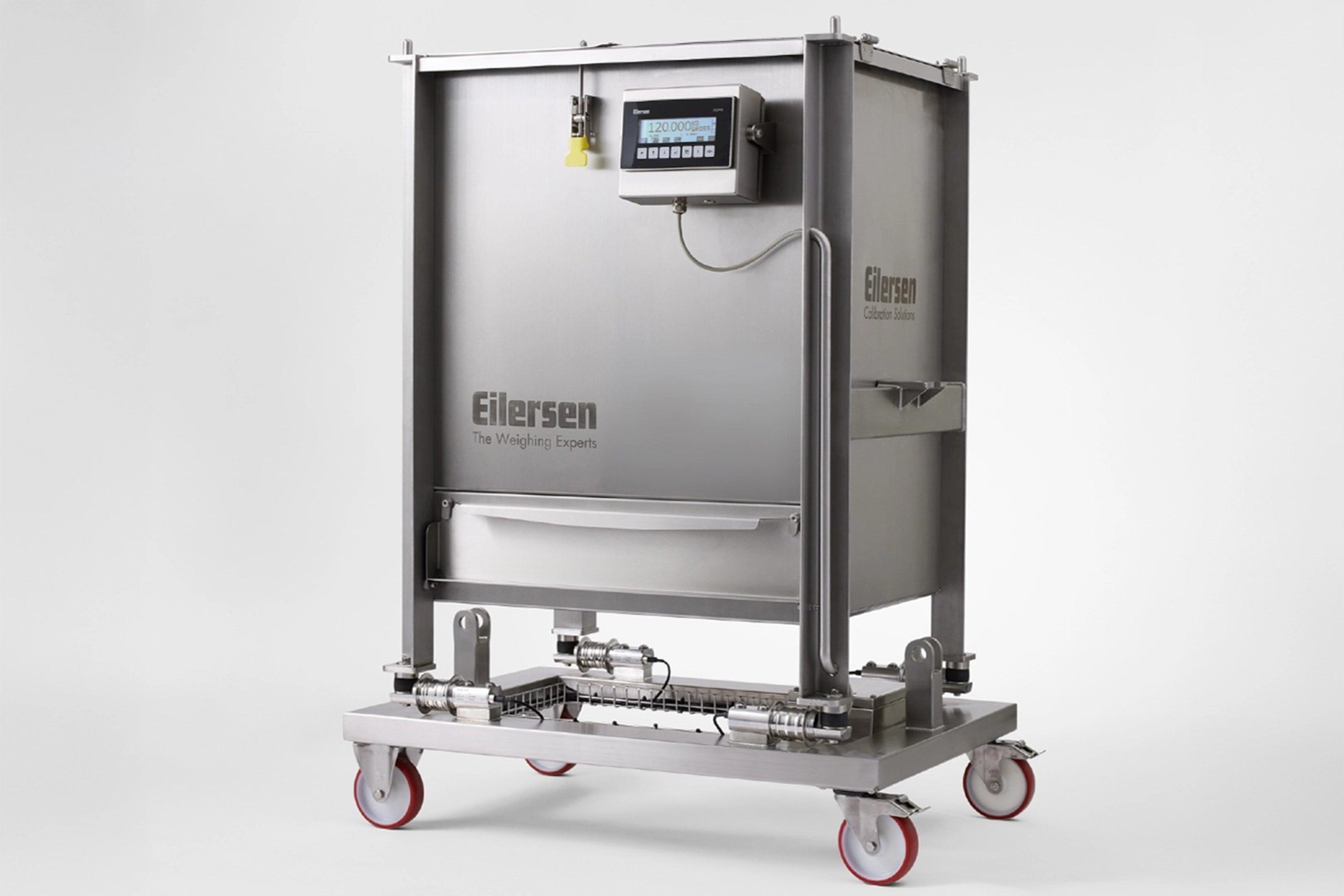 Load cells on mobile tote