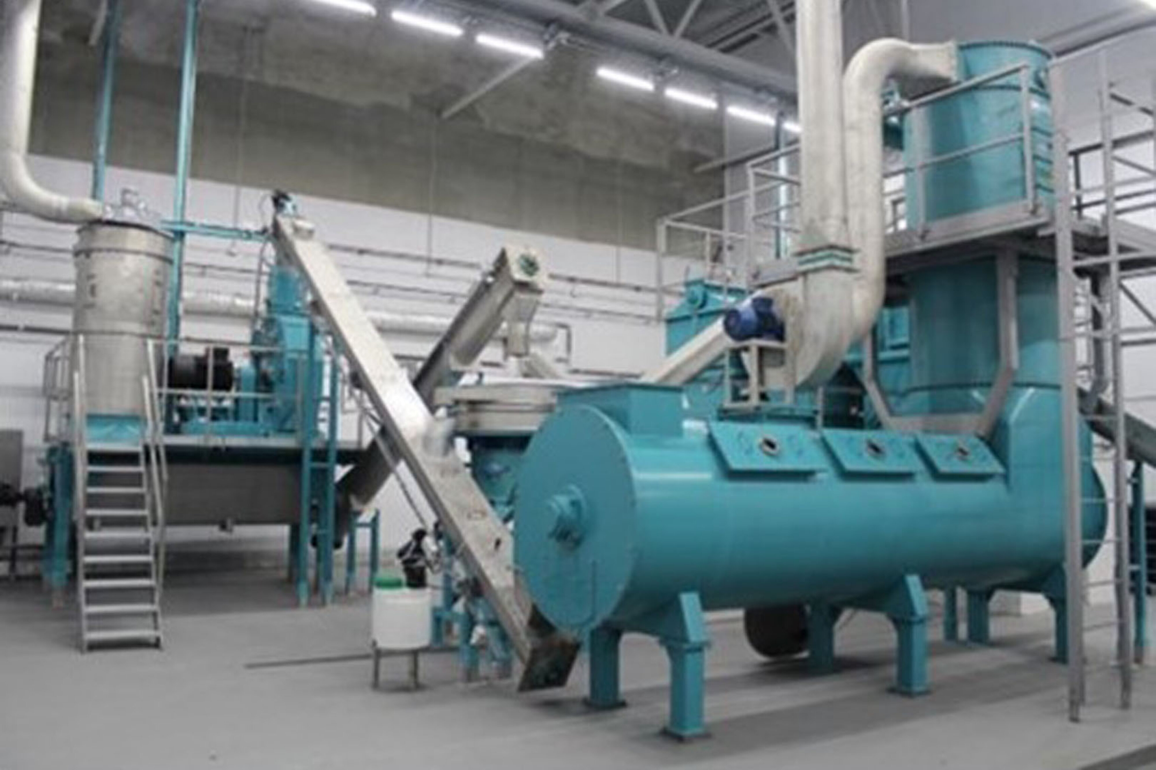 Meat rendering machine from Oestergaard A/S