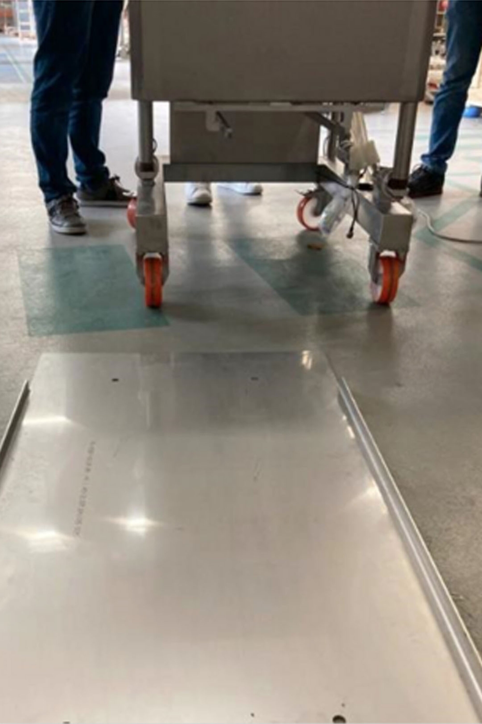 Test on aluminum plate